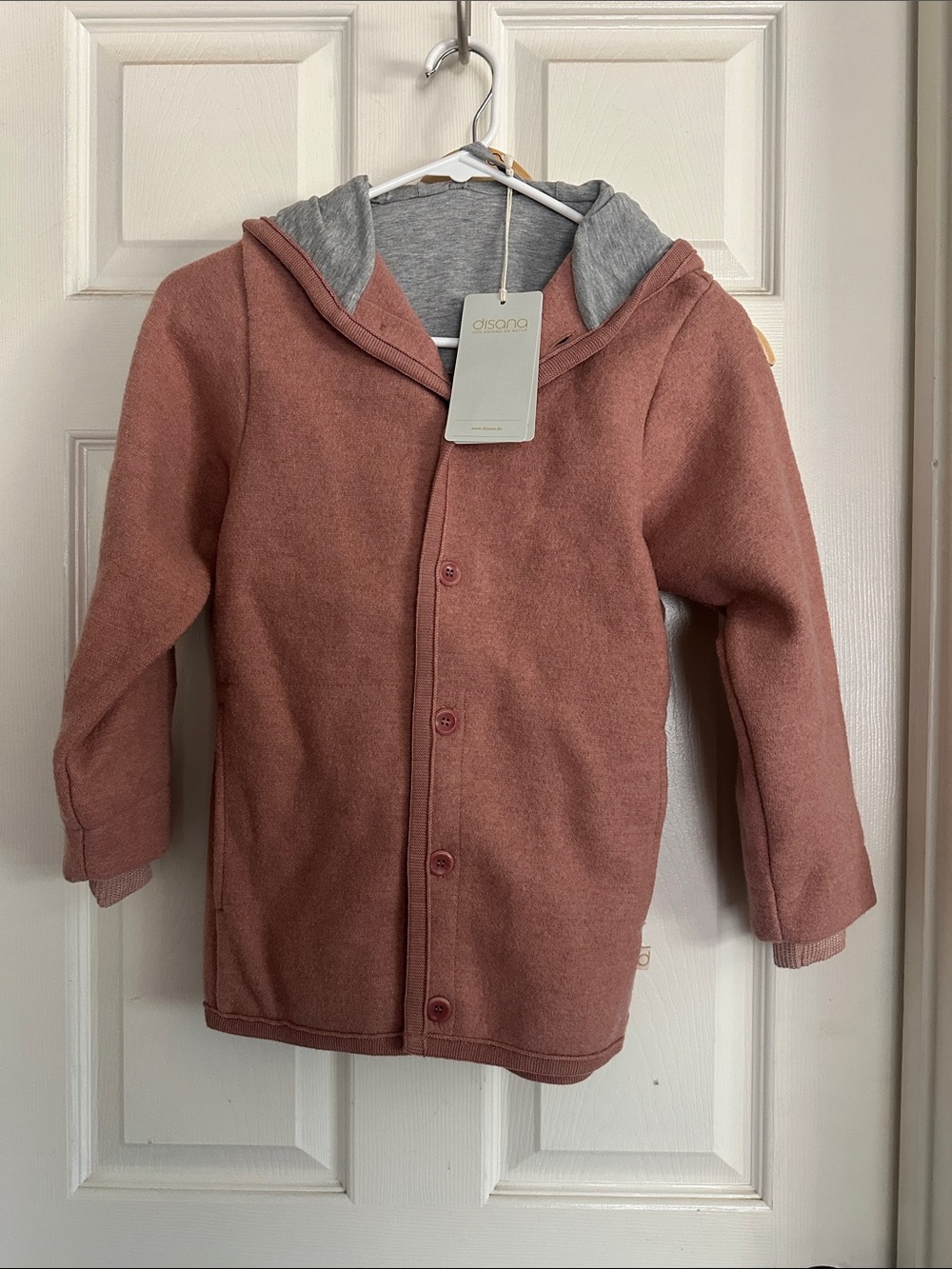 New! Disana Rose Boiled Wool Jacket